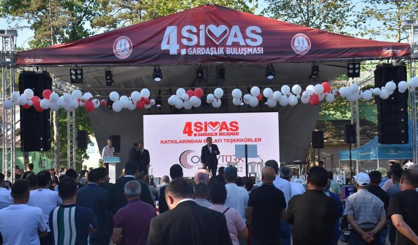 Mustafa Destici 4. Sivas Gardaşlık Buluşmasında