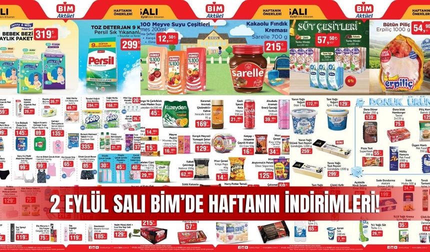 BİM 2 Eylül 2025 Aktüel Kataloğu Yayınlandı!