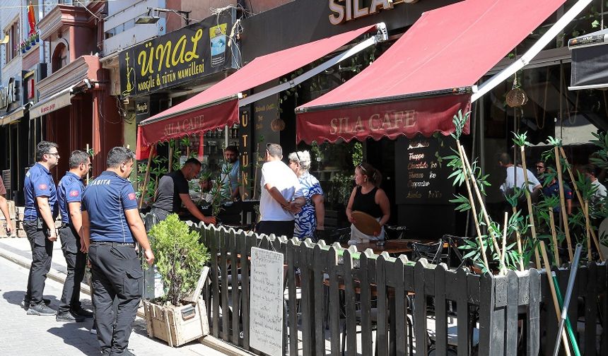 Sivas'ta denetimler Kafeler Sokak'ta yapıldı