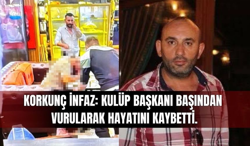 Çekmeköy’de Korkunç İnfaz: Kulüp Başkanı Başından Vurularak Hayatını Kaybetti