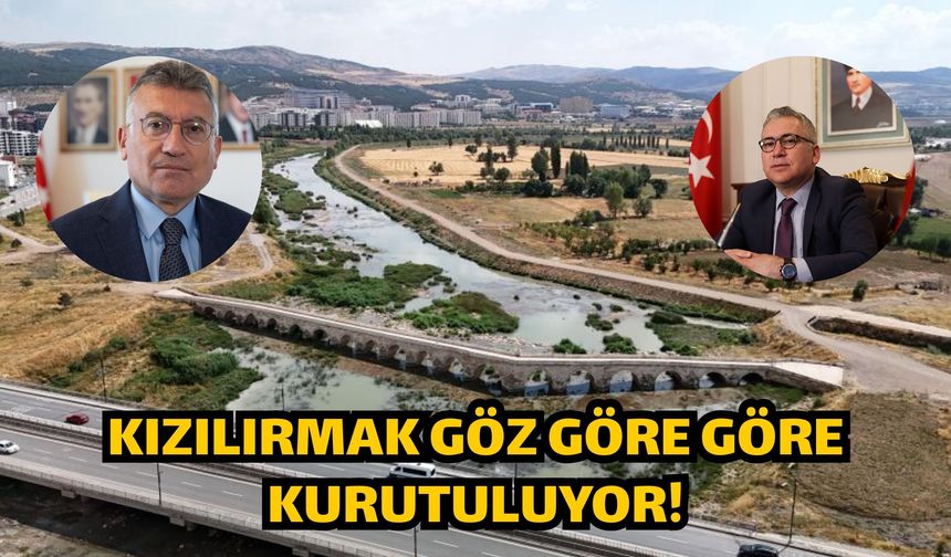 Kızılırmak göz göre göre kurutuluyor!