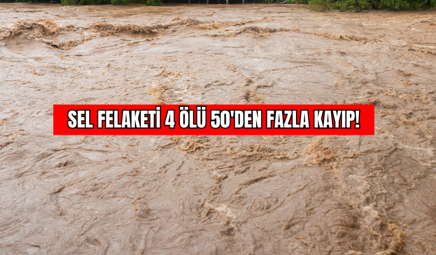 Şiddetli Yağış Felakete Dönüştü 4 Ölü, 50'den Fazla Kayıp