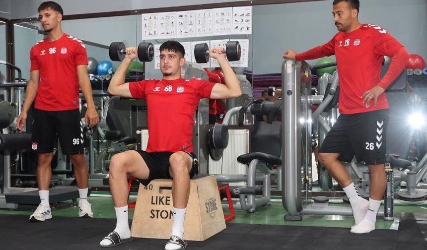 Sivasspor fitnesste kondisyon topladı
