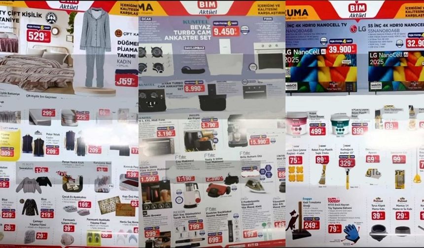 BİM 26 Eylül 2025 Aktüel Kataloğu Sivas’ta Raflarda! İşte Haftanın İndirimli Ürünleri