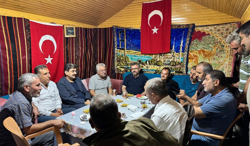 Hakan Aksu Sivas’ın farklı köylerinde temaslarda bulundu