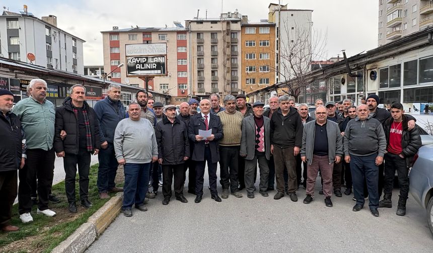 Sivas Basın Sitesi Esnafı Yıkım Kararına Tepkili