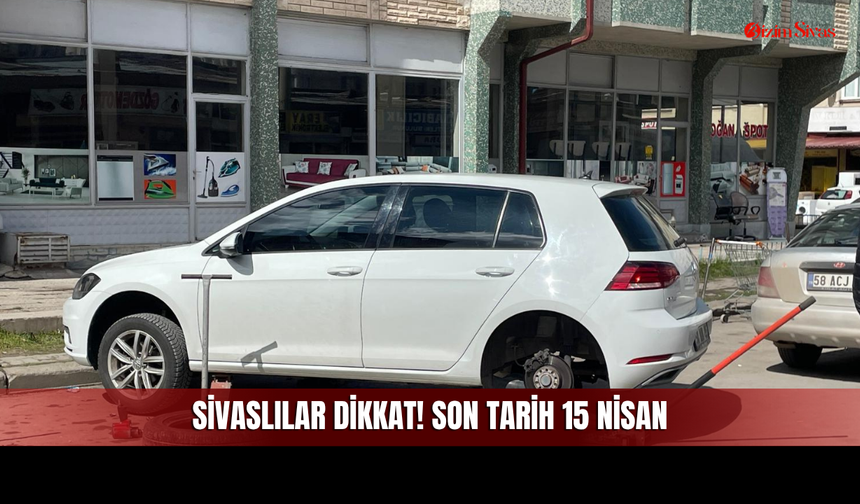 Sivas’ta lastikçilerde bahar yoğunluğu başladı