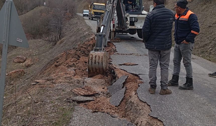 Kış bitti çalışmalar hızlandı: Sivas’ta kritik yol artık daha güvenli