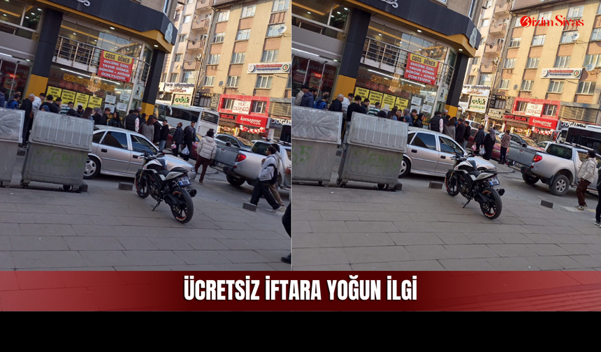 Açılış Gününde Vatandaşa Ücretsiz İftar Yoğunluk Oluşturdu!