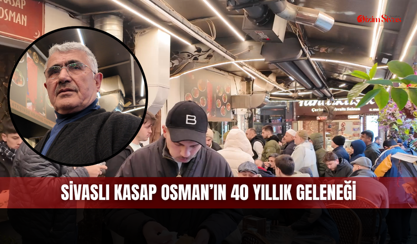 Sivaslı Kasap Osman’ın 40 yıllık geleneği