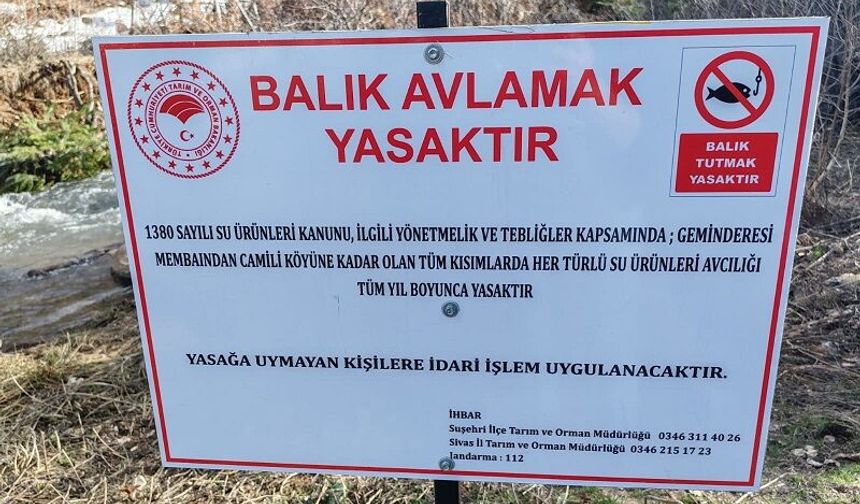 Sivaslı Balıkçılar Aman Dikkat! O Dere Artık Yasaklı