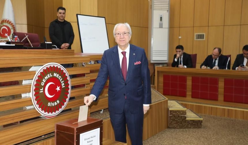 Sivas İl Genel Meclisi’nde Şarkışla Güven Tazeledi