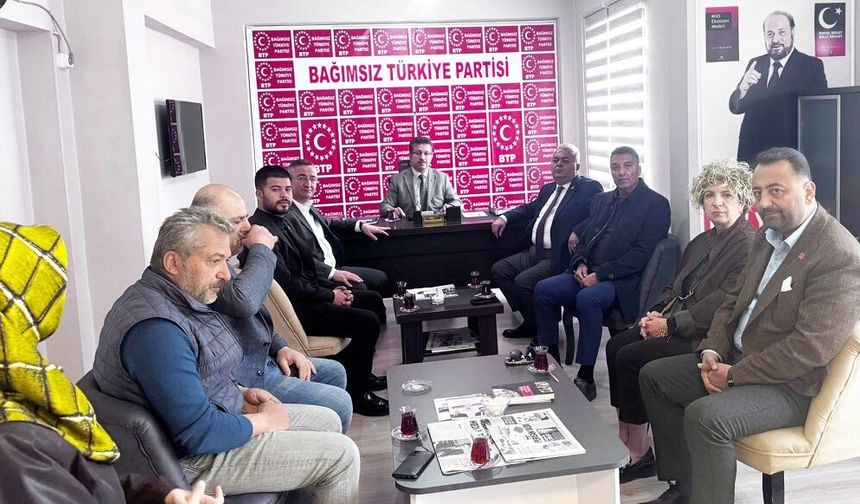 Sivas CHP Teşkilatından BTP'ye Ziyaret