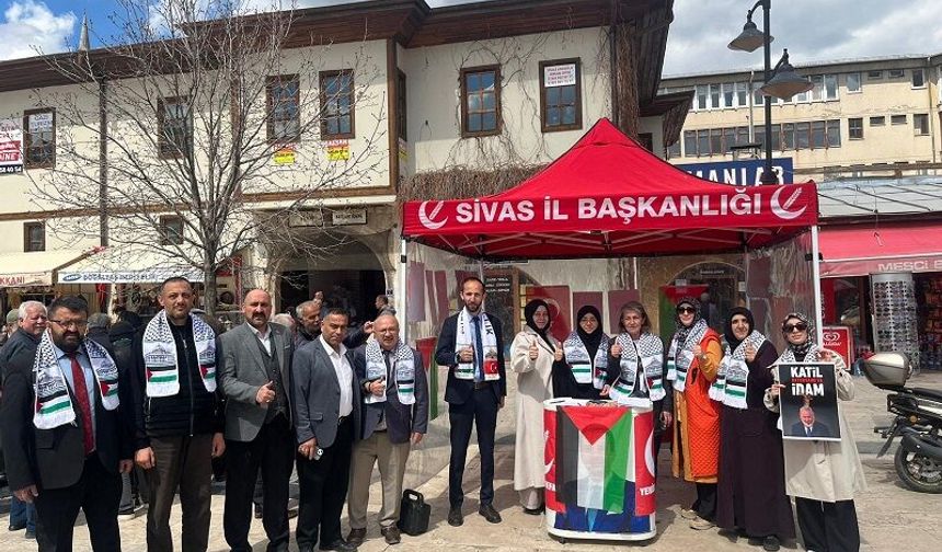 Sivas'ta Yeniden Refah Partisi'nden İmza Kampanyası