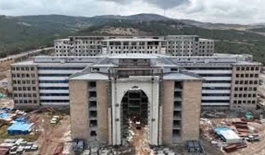 Sivas'ta  1071 Yataklı Yeni Hastanede Geri Sayım Başladı