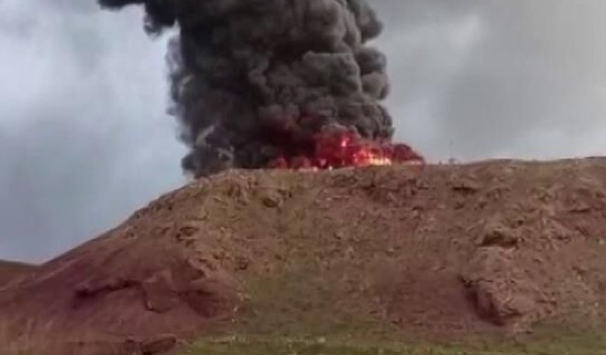 Son Dakika Sivas'ta Korkutan Yangın!