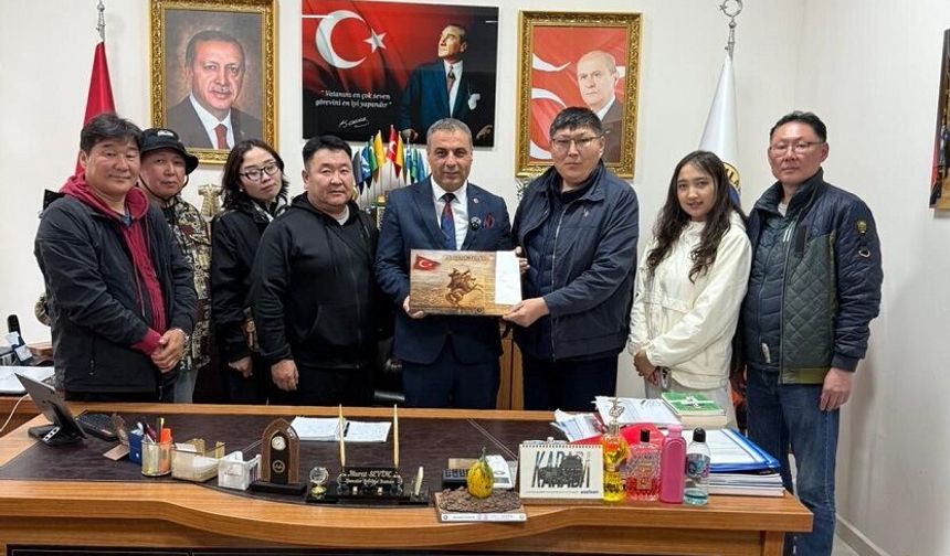Akıncılar Belediye Başkanı Sevinç, Moğolistan heyetini ağırladı