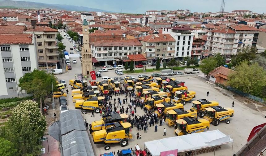 Hasat sezonu biçerdöver uğurlama töreniyle başladı