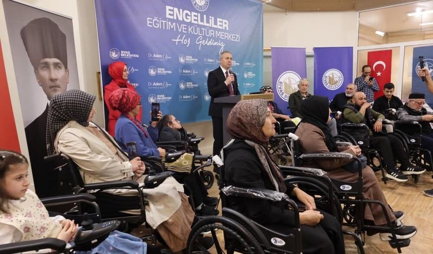 Sivas Belediyesi’nden Engelli Vatandaşlara Çifte Destek