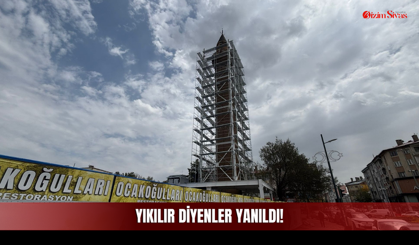 Yıkılır Diyenler Yanıldı! Sivas'ın Kalbindeki Mirası Saklamak İçin Çalışmalar Devam Ediyor!