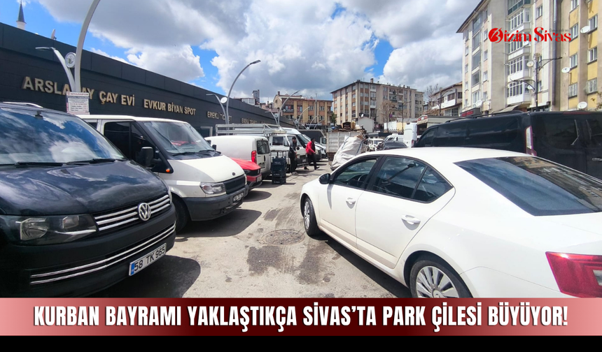 Kurban Bayramı yaklaştıkça Sivas'ta park çilesi büyüyor!