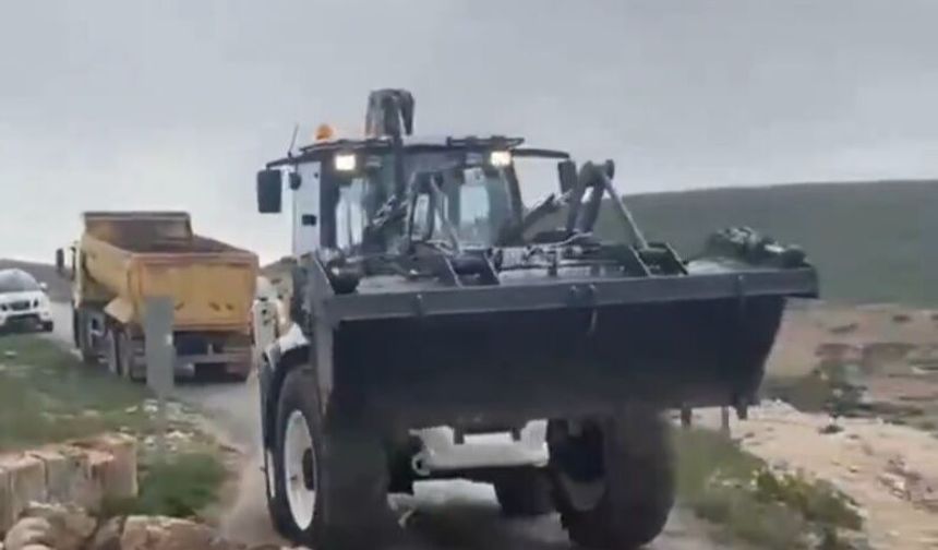 Kangal’da yol güvenliği için Örencik Deliktaş hattında çalışma
