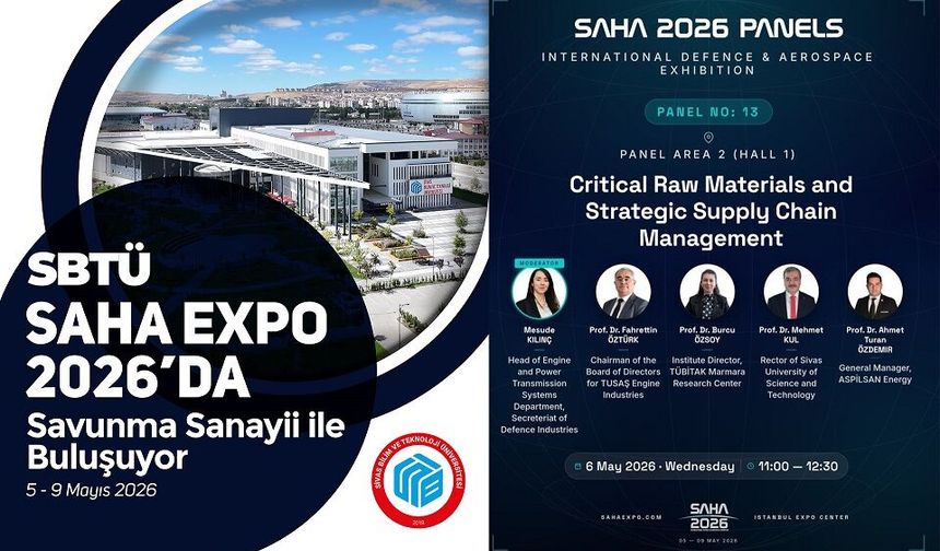 SBTÜ Sahada Olacak: SAHA EXPO 2026 Başlıyor