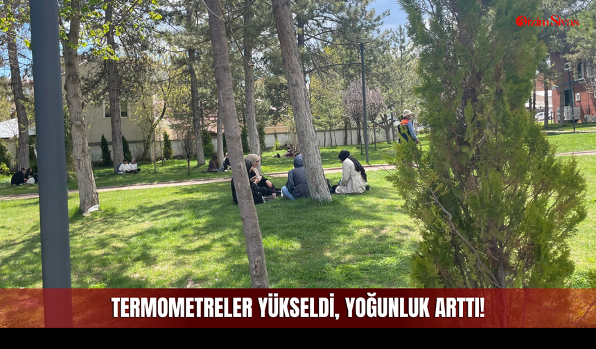 Sivas'ta Yeşil Alanlardaki Yoğunluk Arttı!