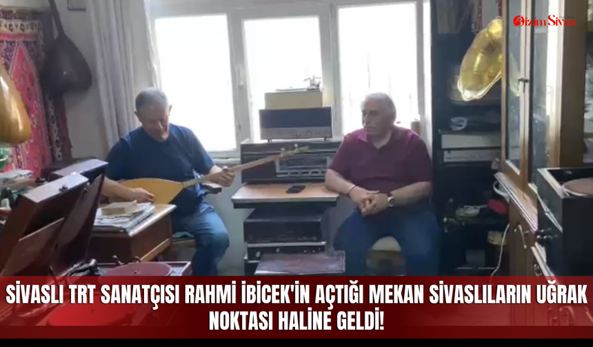 Sivaslı TRT Sanatçısı Rahmi İbicek'in Emekli Olunca Açtığı Mekan Sivaslıların Uğrak Noktası Haline Geldi!