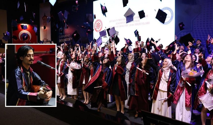Sivas Edebiyat Fakültesi türkülerle uğurlandı