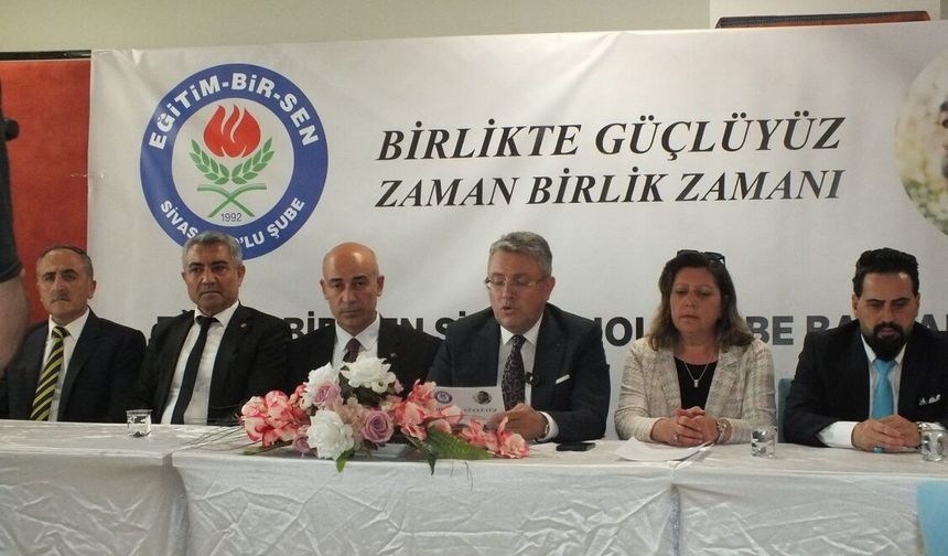 Eğitim-Bir-Sen Sivas 1 Nolu Şubesi'ne Mustafa Yıldırım aday