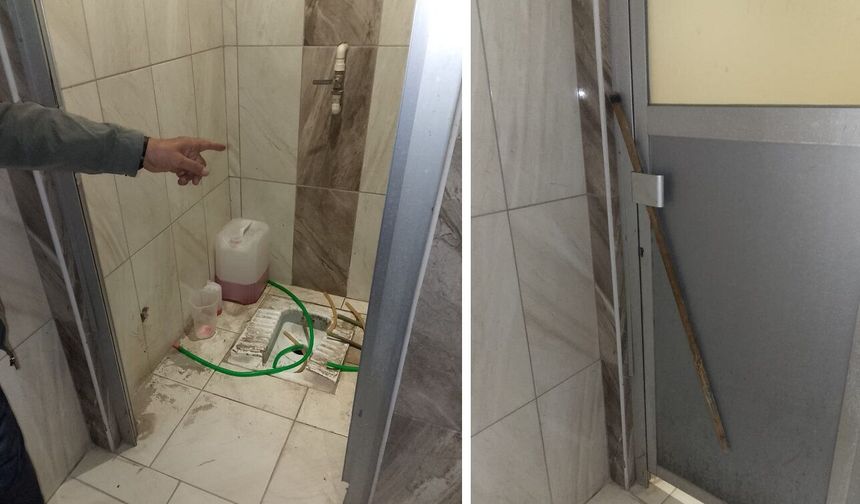 Sivas Emekliler Kültür Evi’nde tuvalet rezaleti!