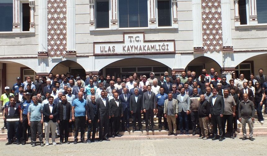 Ulaş Kaymakamı Eskimez, ilçeye veda etti