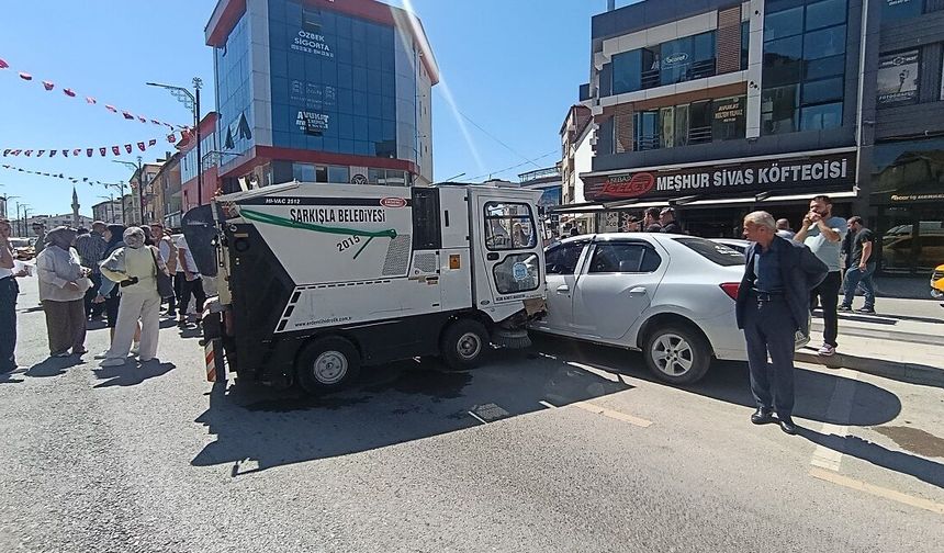 Sivas'ta zincirleme kaza