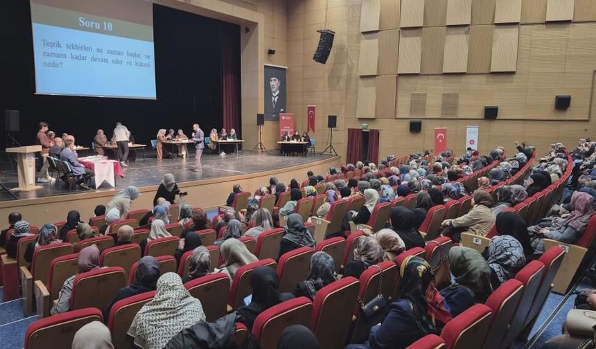Sivas'ta Kur’an kursları bilgi yarışmasında final heyecanı