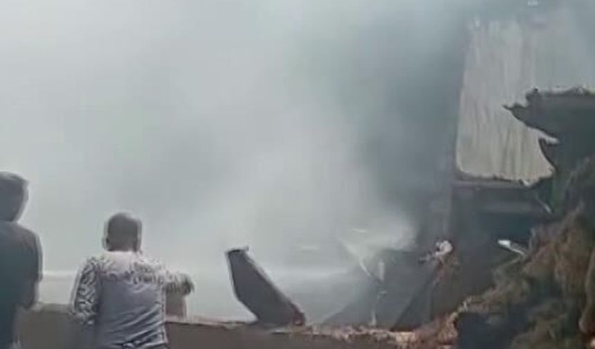 Sivas'ta Korku Dolu Anlar! Patlamanın Ardından Evini Alevler Sardı