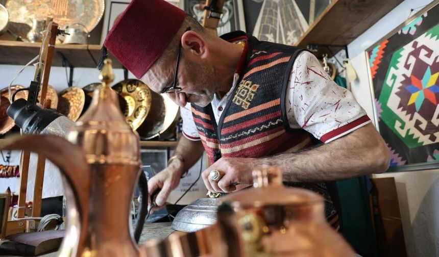 Sivas'ta bakır ustası işte böyle oldu