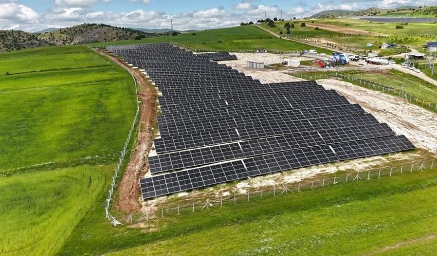 Özbelsan Güneş Enerji Santrali hizmette