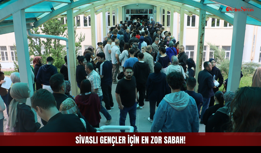 Sivas’ta Çifte Heyecan: YKS Stresi Milli Maç Hüznüyle Birleşti