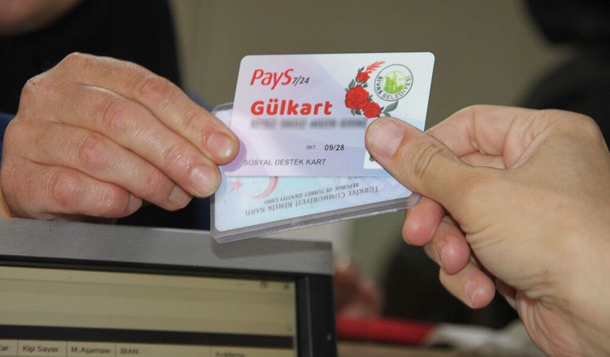 Sivas Belediyesi emekli destek ödemesi Gül Kart'lara yatırıldı