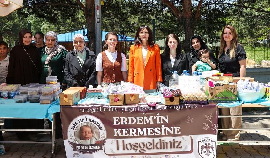 Sivas'ta Erdem Bebek için gönüller bir oldu