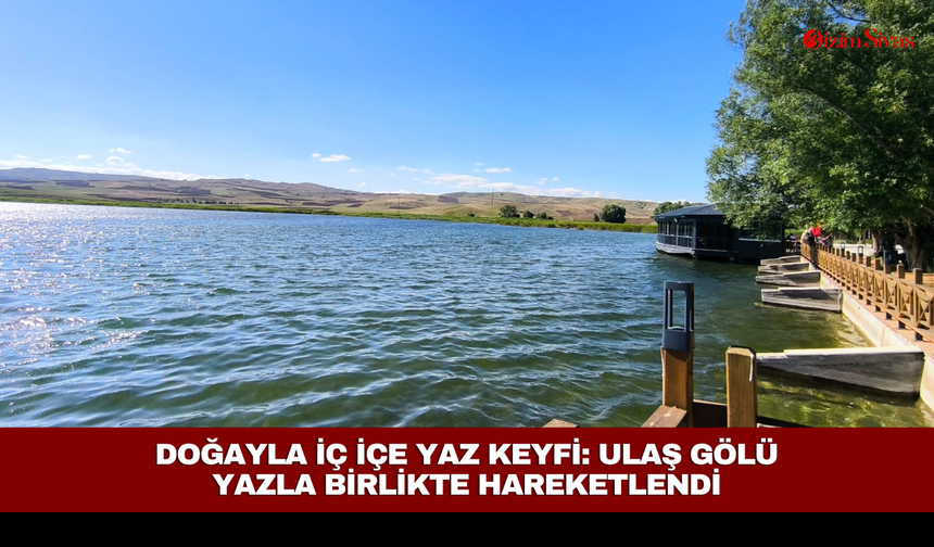 Doğayla iç içe yaz keyfi: Ulaş Gölü yazla birlikte hareketlendi