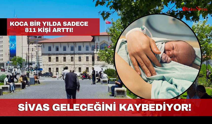 Sivas geleceğini kaybediyor! Koca bir yılda sadece 811 kişi arttık