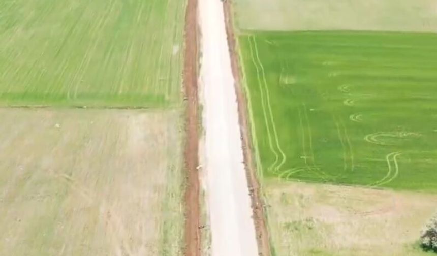 Deliktaş Kangal yolunda bakım çalışması tamamlandı