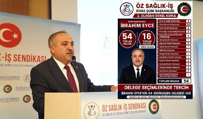 İbrahim Eyce rakibine fark attı! 54'e 16