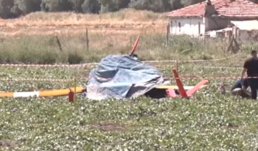 Başkent'te eğitim helikopteri düştü: 2 yaralı
