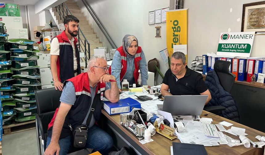 Sivas'ta bitkiler için bayilere ziyaret