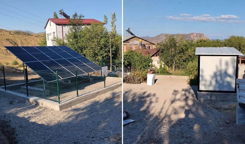 Sivas Suşehri Akıncı Köyü'ne güneş enerjisi desteği