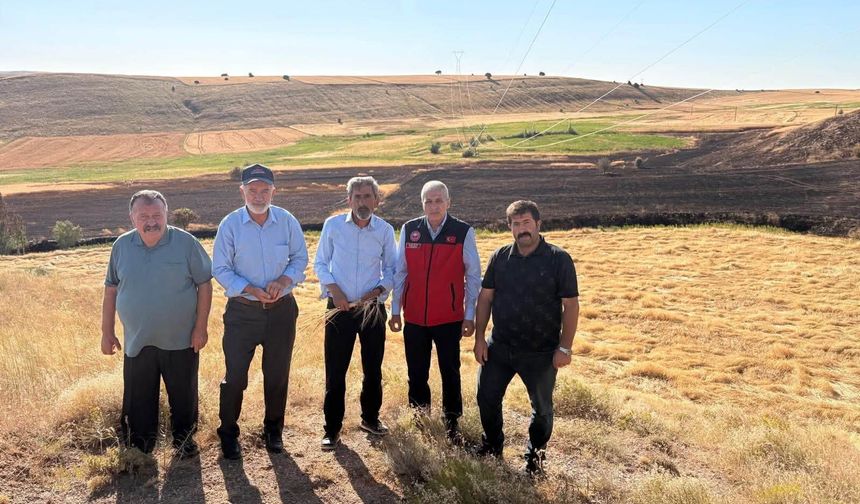 Sivas Tarım Müdürlüğü'nden zarar gören çiftçiye destek