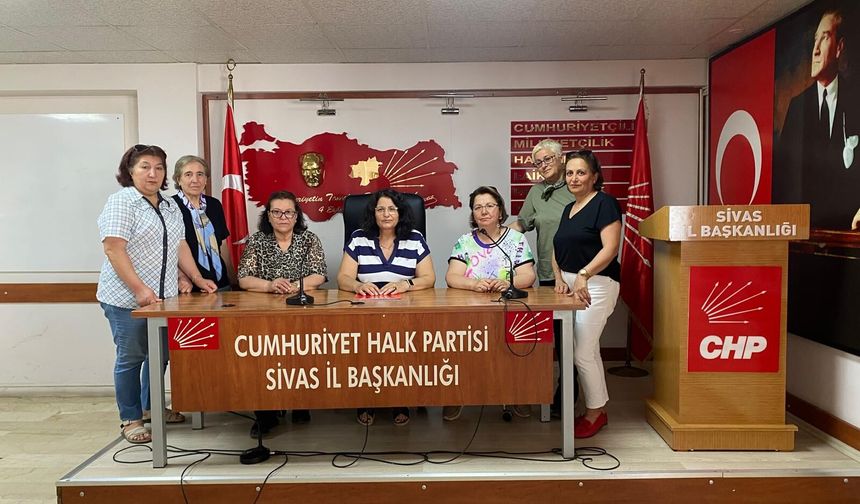 Seçilmiş Sivas CHP Kadın Kollarından Yeni Süreçle Alakalı Destek Açıklaması Geldi!